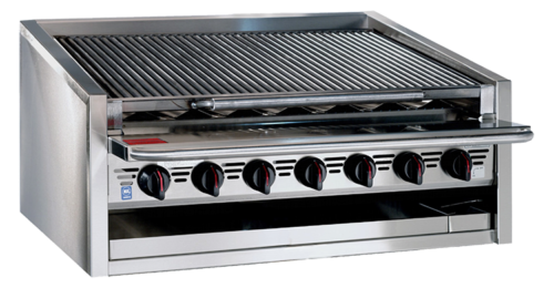 L-RS Dante Series High-Performance Low Profile Commercial Countertop Gas Charbroilers : L-36RS