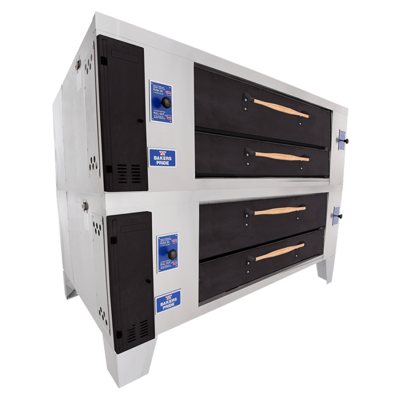 double stack gas deck pizza oven y802-dsp_pn170y80n0001111-4